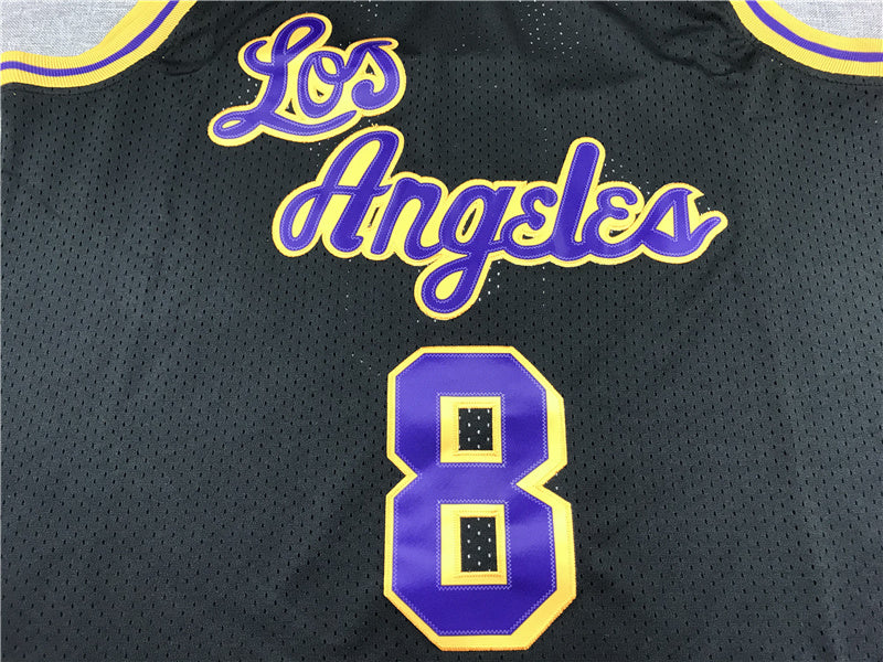 Kobe Bryant #8 Los Angeles Lakers Black City Edition Jersey