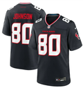 Men's Andre Johnson Navy Houston Texans Retired Player Jersey | Premium Goods x Mitchell & Ness