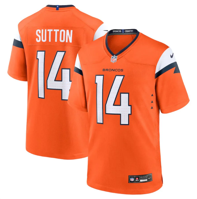 Men's Denver Broncos Courtland Sutton #14 2024 Nike Game Jersey