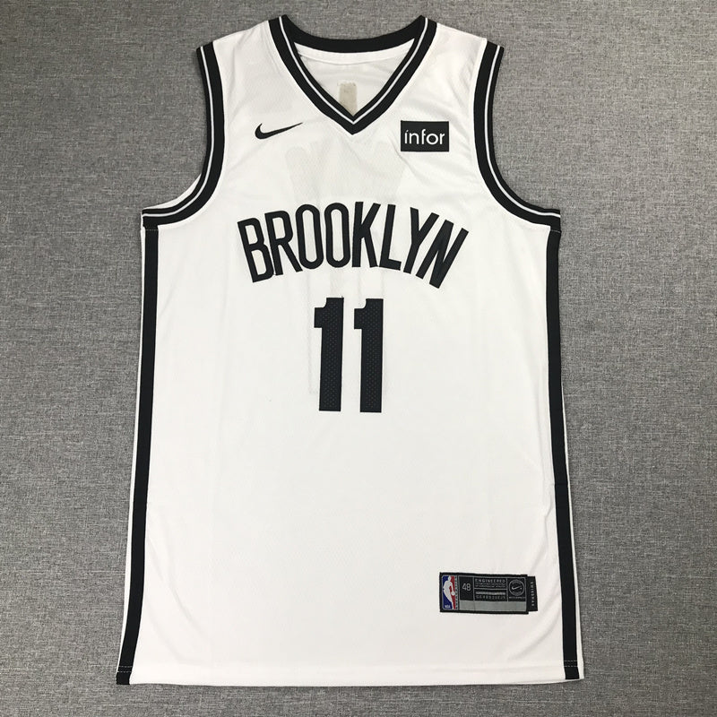Men's Brooklyn Nets Kyrie Irving #11 Nike Fan Edition Swingman Jersey – White