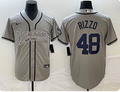 Men's New York Yankees Anthony Rizzo Black Player Jersey Joint Edition