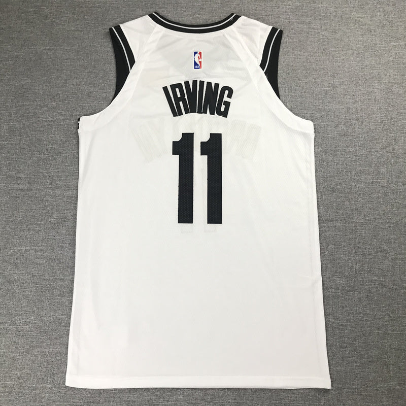 Men's Brooklyn Nets Kyrie Irving #11 Nike Fan Edition Swingman Jersey – White