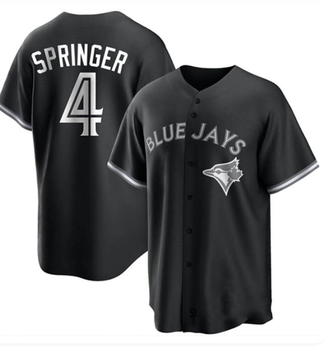 Toronto Blue Jays #4 George Springer Stitched Player Baseball Jersey