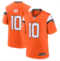 Men's Denver Broncos Bo Nix #10 Nike 2024 Game Jersey