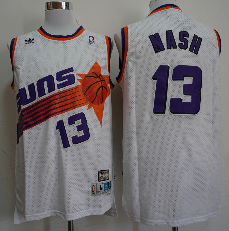 Men's Phoenix Suns Steve Nash #13 Mitchell & Ness 1996-97 Hardwood Classics Swingman Jersey – Black