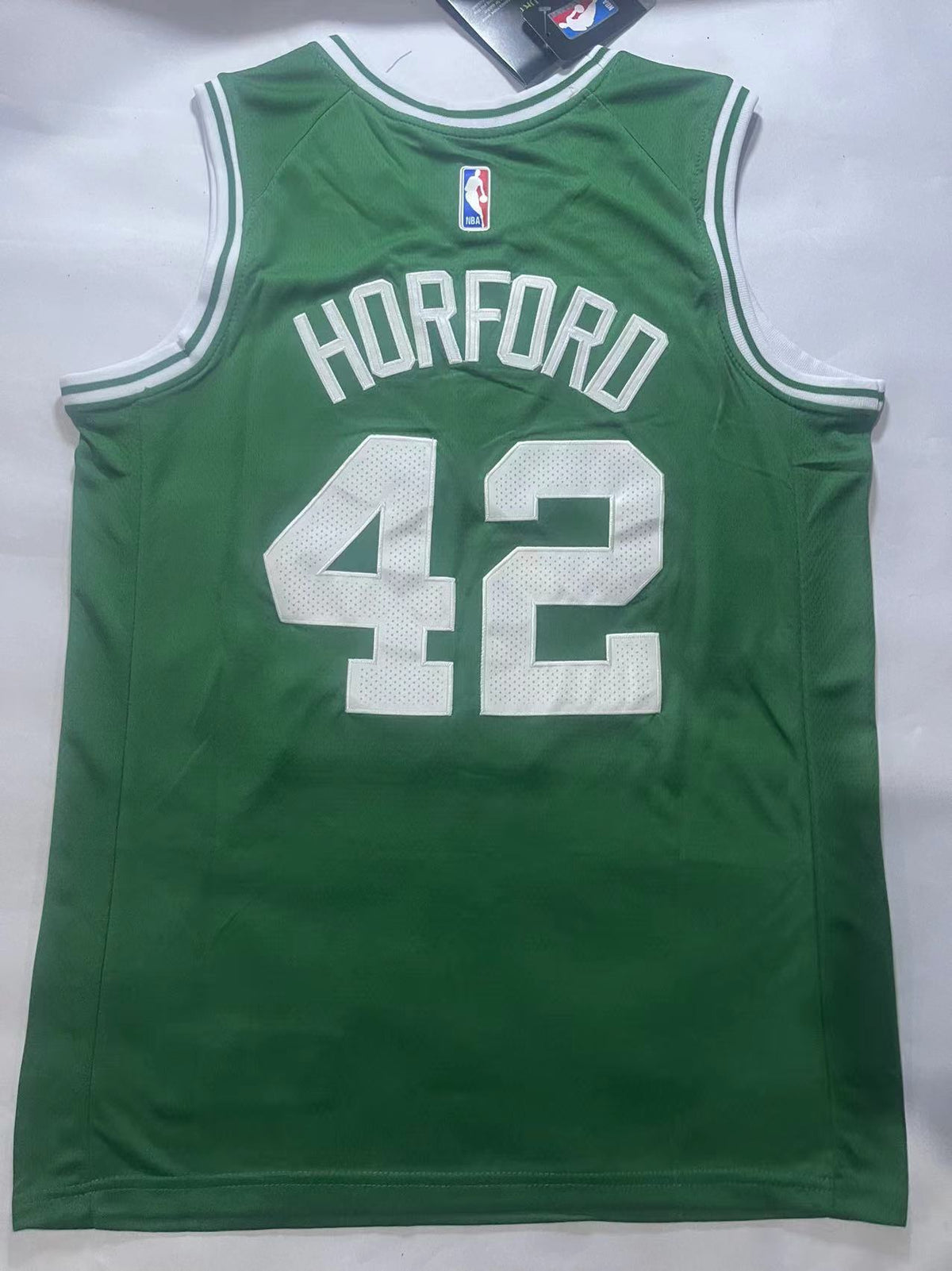 Men's Boston Celtics #42 Al Horford Green Icon Edition Swingman Jersey