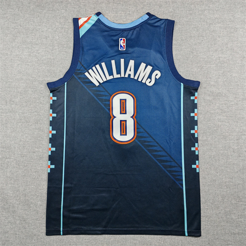 Men's Chet Holmgren Oklahoma City Thunder #7 Nike 2025-26 City Edition Swingman Jersey