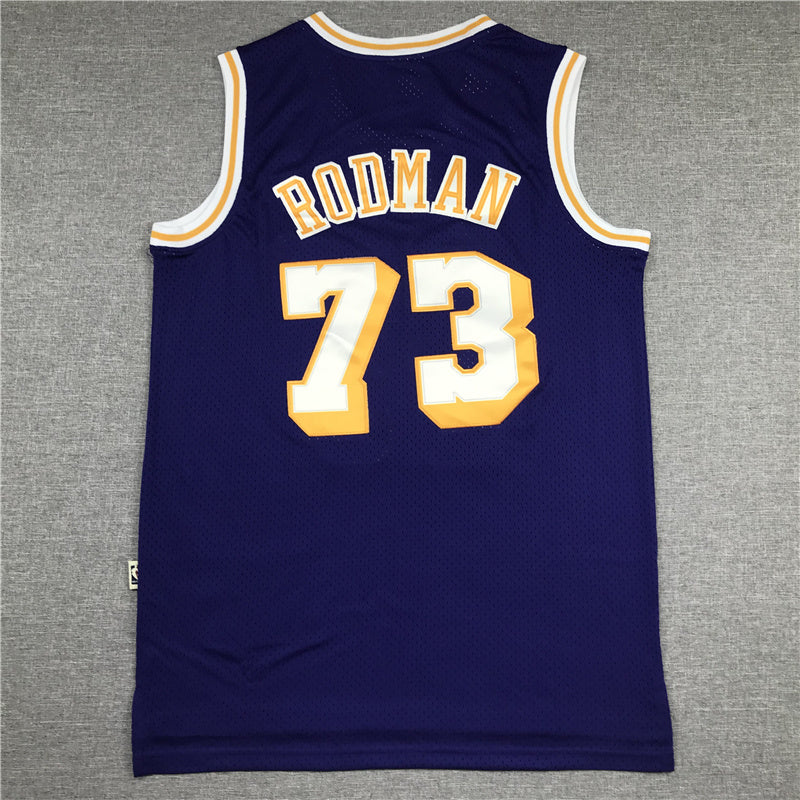 Men's Los Angeles Lakers Adidas Replica Mesh Jersey – Purple Vintage