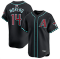 Arizona Diamondbacks #14 Gabriel Moreno Black Home Limited Player Baseball Jersey