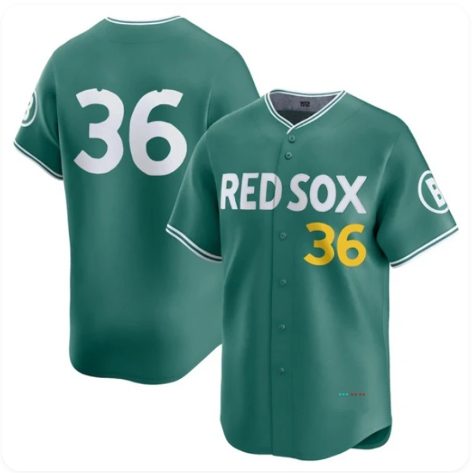 Men's Boston Red Sox Triston Casas #36 Green City Connect Limited Player Jersey