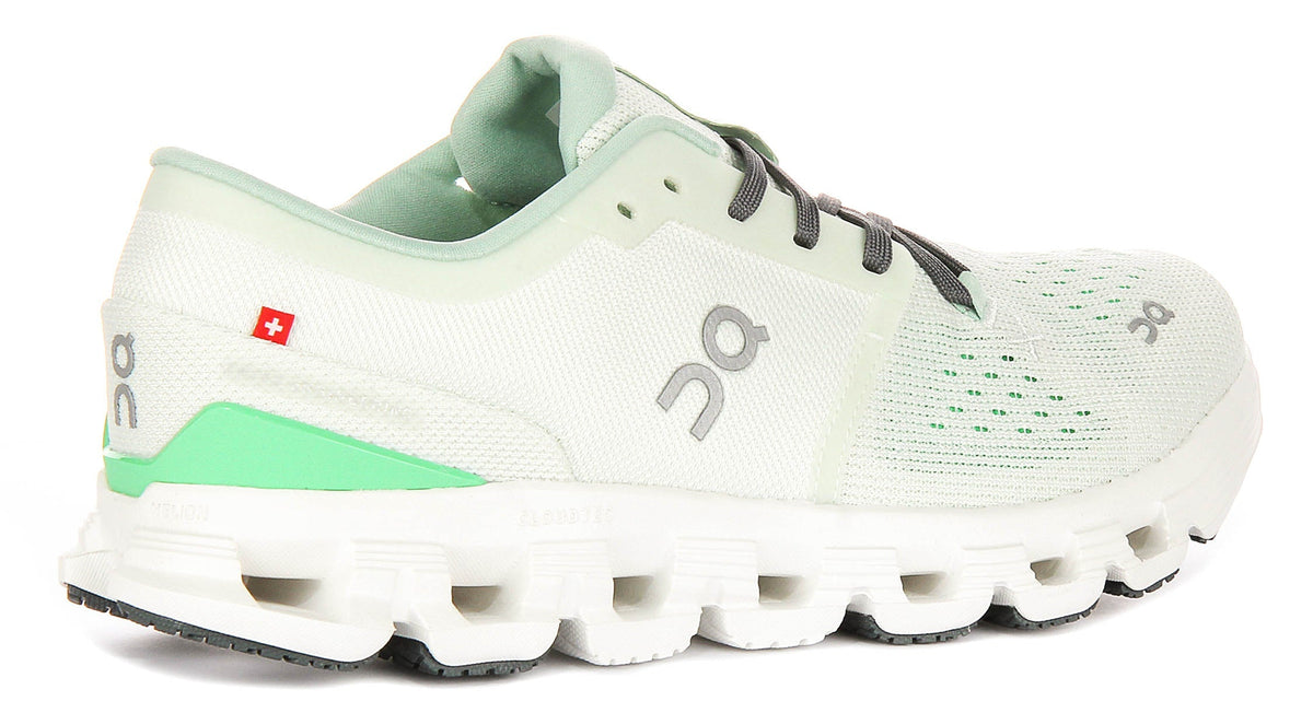 On Running Cloud X 4 In Lime Green For Women