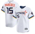 Houston Astros #15 Isaac Paredes Men's White City Connect Home Limited Baseball Jersey