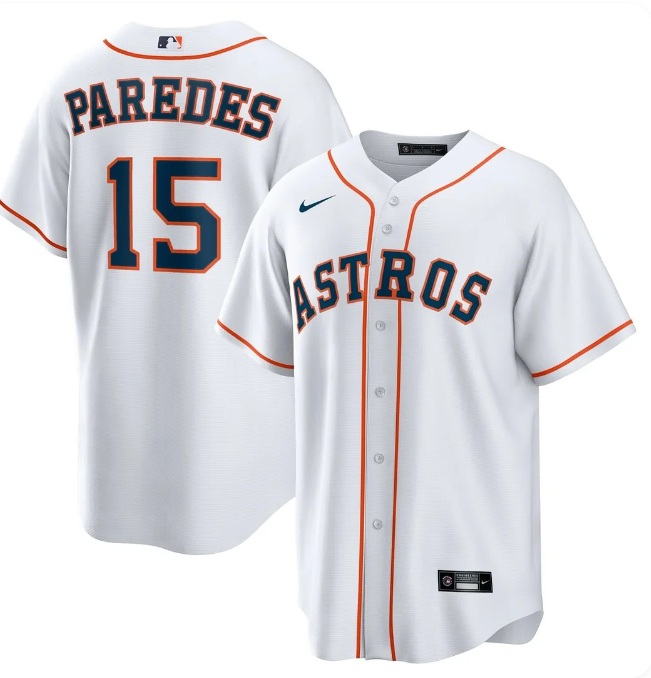Houston Astros Isaac Paredes Men's White "Space City" City Connect Nike Home Replica Jersey