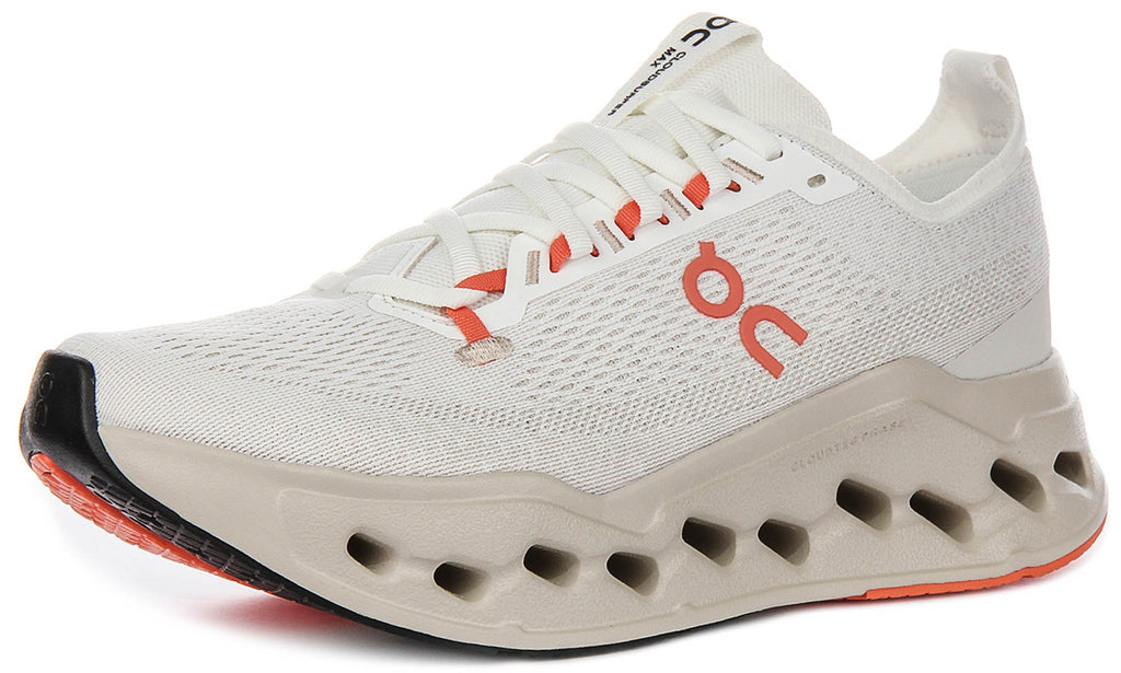 On Running Cloudsurfer Max In Ivory For Men