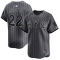 Juan Soto #22 New York Mets Nike City Connect Limited Jersey – Gray