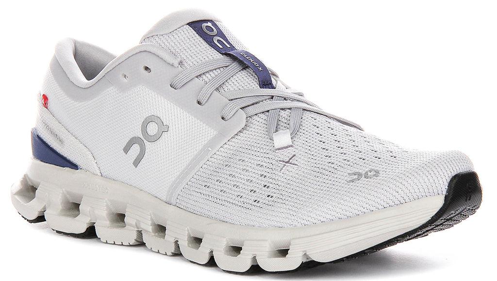On Running Cloud X 4 In Light Grey For Women