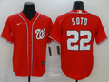 Juan Soto #22 New York Yankees Men's Red Replica Player Jersey
