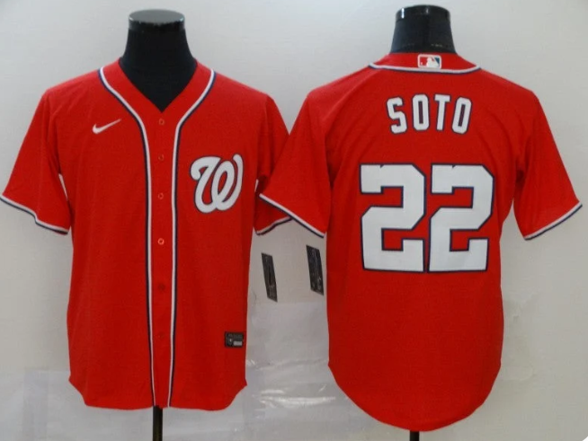 Juan Soto #22 New York Yankees Men's Red Replica Player Jersey