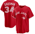 Toronto Blue Jays #34 Kevin Gausman Red Home Limited Stitched Player Baseball Jersey