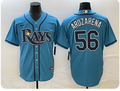 Tampa Bay Rays Randy Arozarena Men's Blue Nike Replica Player Jersey