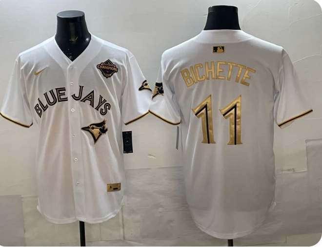 Men's Toronto Blue Jays Bo Bichette Nike Home White Player Jersey