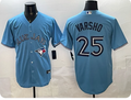 Men's Toronto Blue Jays Daulton Varsho #25 Powder Blue Player Jersey