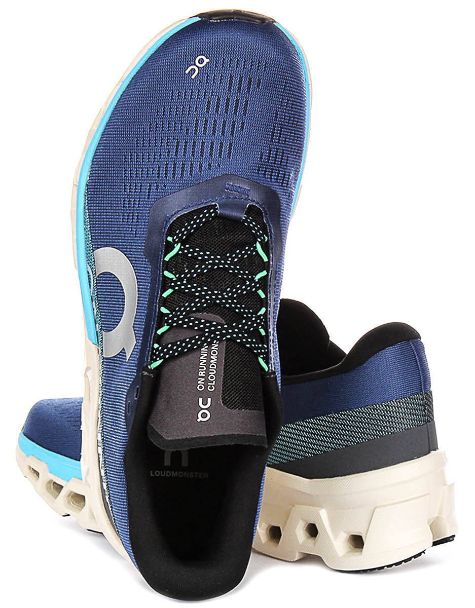 On Running Cloudmonster 2 In Navy For Men