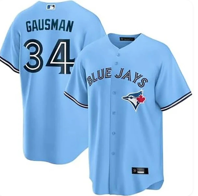 Men's Nike Toronto Blue Jays Kevin Gausman #34 Alternate Limited Jersey – Powder Blue