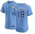 Tampa Bay Rays #18 Shane McClanahan Men's Light Blue Home Limited Edition Stitched Jersey