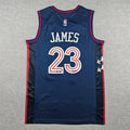 Men's Philadelphia 76ers Navy 2023-24 Custom City Edition Swingman Jersey