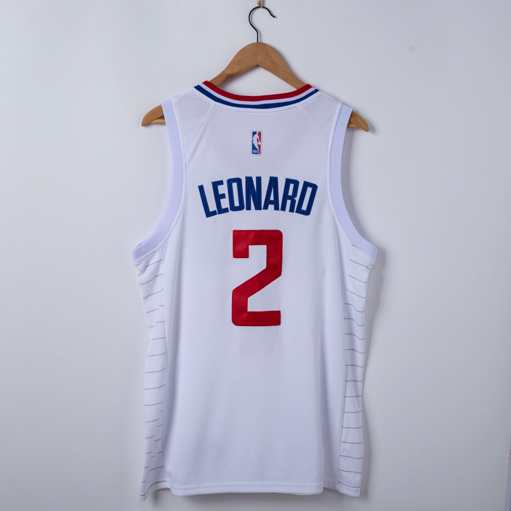 Men's LA Clippers Kawhi Leonard #2 Swingman Jersey – White