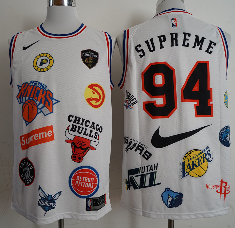 Supreme x NBA x Nike AeroSwift Authentic Jersey #94 – Black