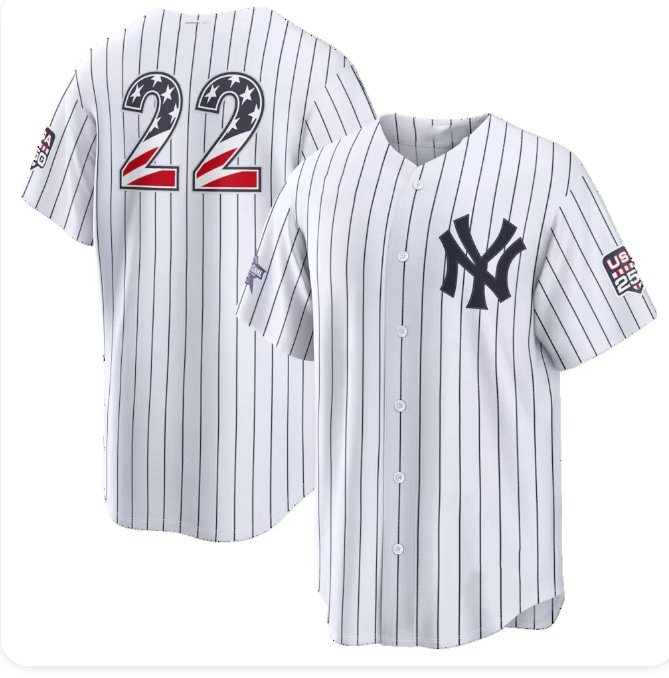 Ben Rice #22 New York Yankees 2026 MLB All-Star Game Stars & Stripes Stadium Baseball Jersey – White