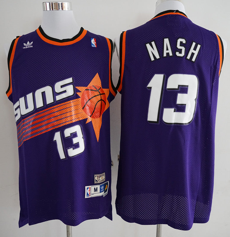 Men's Phoenix Suns Steve Nash #13 Mitchell & Ness 1996-97 Hardwood Classics Swingman Jersey – Black