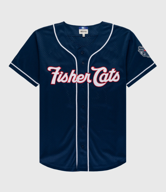 Men's Vladimir Guerrero Jr. #27 New Hampshire Fisher Cats Vintage Minor League Mesh Button-Up Jersey