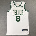 Men's Boston Celtics Kemba Walker #8 Nike 75th Anniversary Edition Swingman Jersey – White