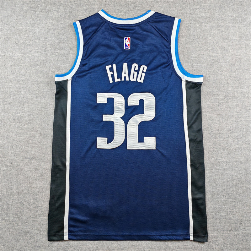 Dallas Mavericks Cooper Flagg #32 Navy Statement Edition Swingman Jersey