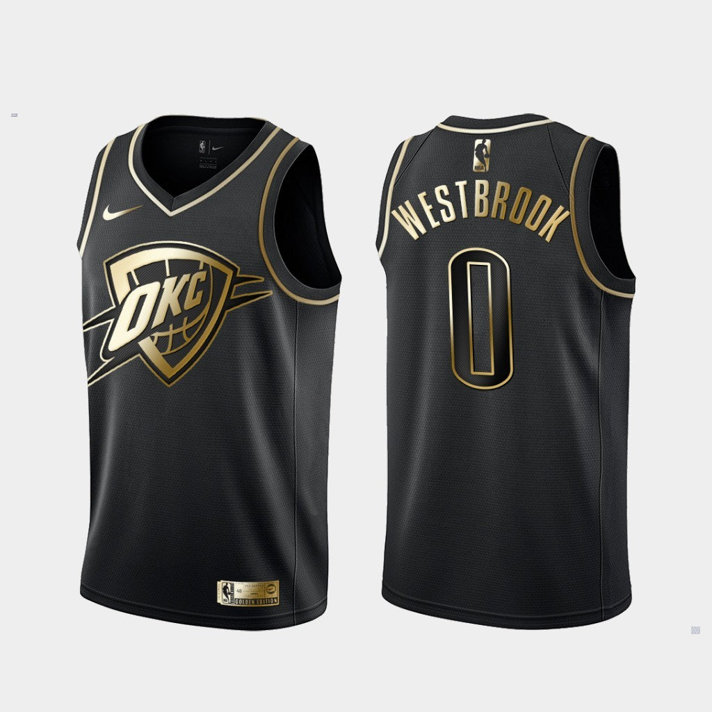Custom Black & Gold Authentic Basketball Jersey