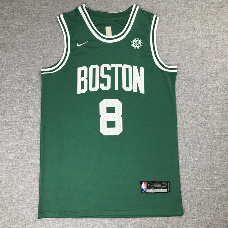 Men's Boston Celtics Kemba Walker #8 75th Anniversary Edition Swingman Jersey – Green