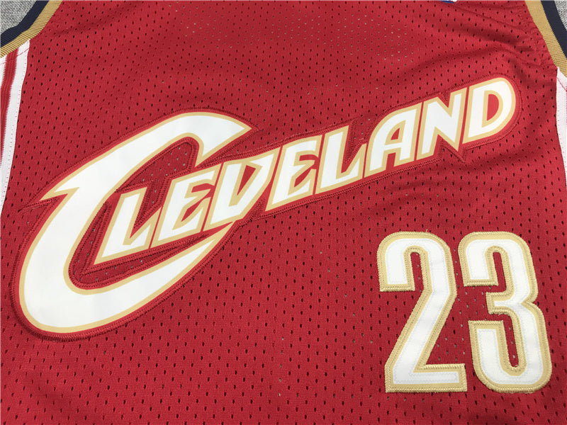 Cleveland Cavaliers LeBron James #23 Retro Red NBA Jersey 2003/04