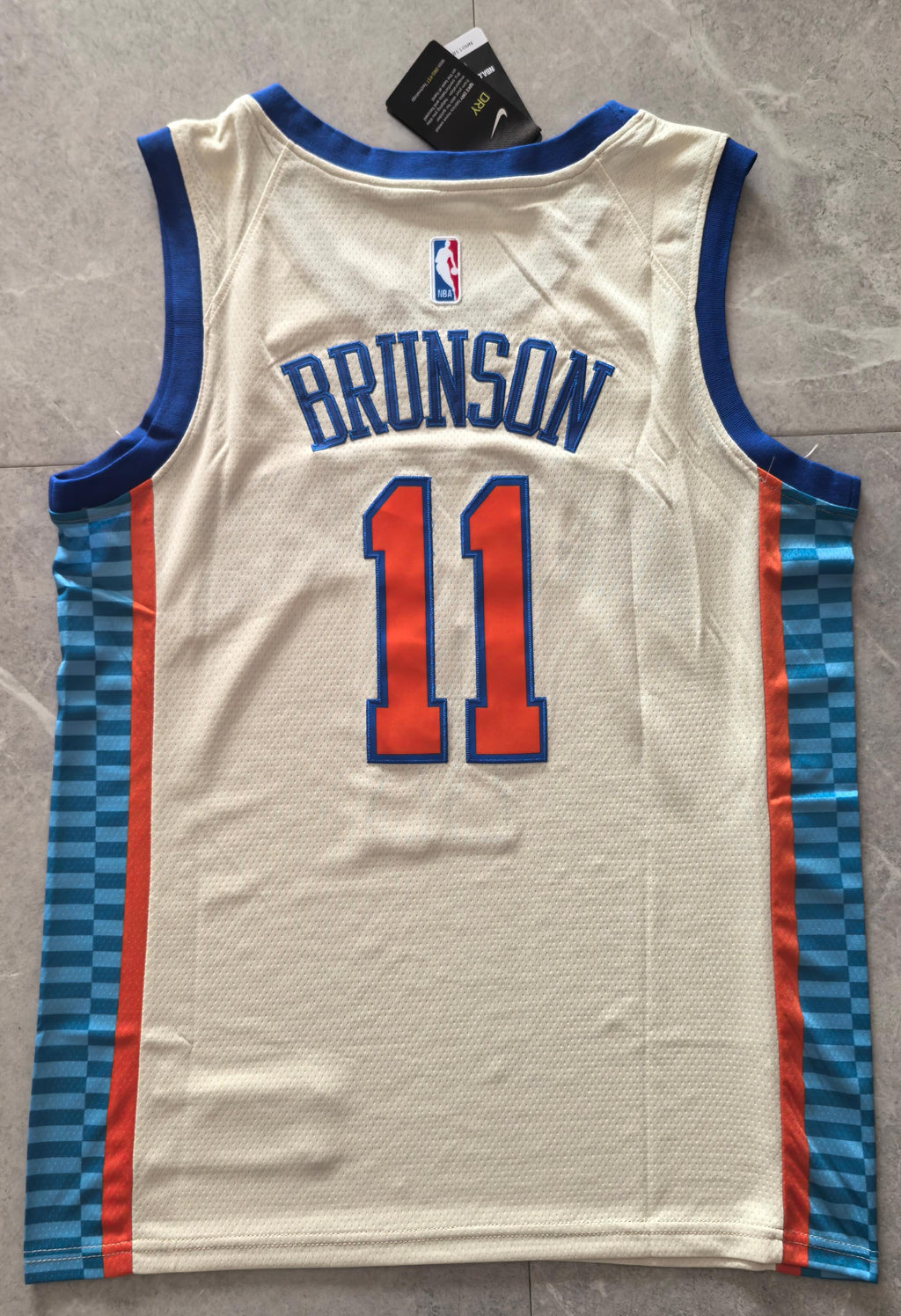 Men's New York Knicks Jalen Brunson #11 Cream 2025-26 Swingman Jersey – City Edition