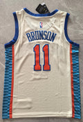 Men's New York Knicks Jalen Brunson #11 Cream 2025-26 Swingman Jersey – City Edition