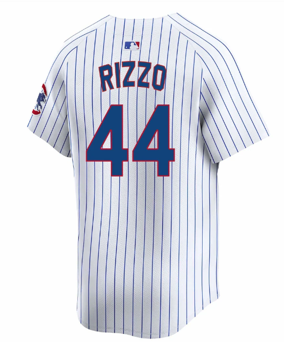 Anthony Rizzo #44 Chicago Cubs Nike Home Replica Jersey – Authentic Lettering