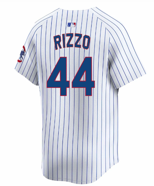 Anthony Rizzo #44 Chicago Cubs Nike Home Replica Jersey – Authentic Lettering