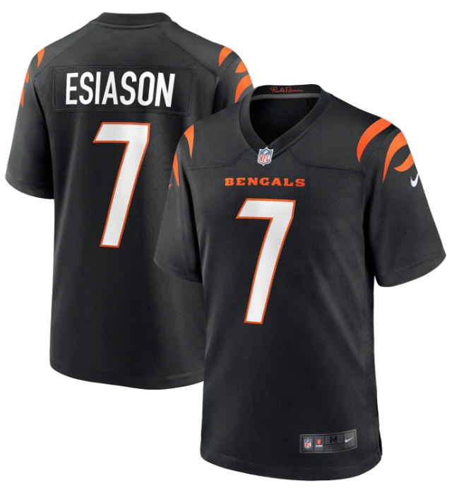 Men's Boomer Esiason Cincinnati Bengals Nike Retired Player Game Jersey | Black