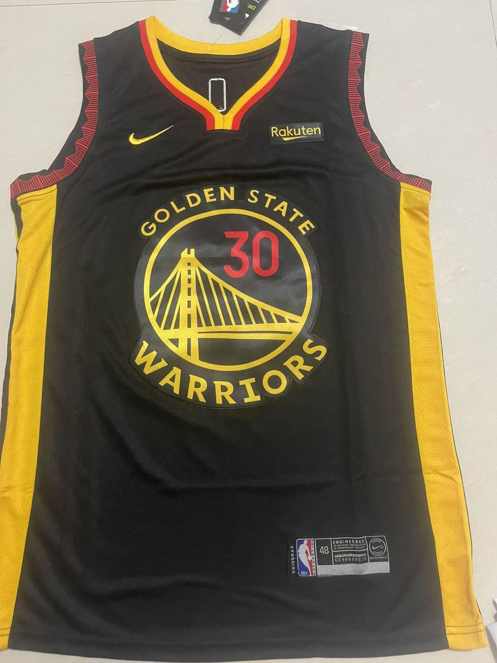 Men's Stephen Curry Golden State Warriors #30 Nike 2023/24 Swingman Jersey