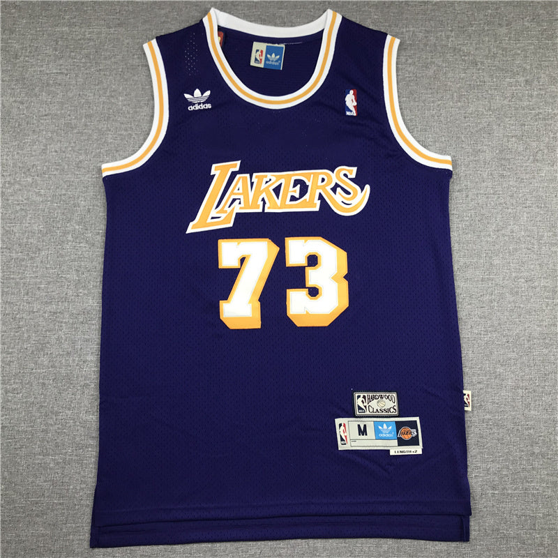 Men's Los Angeles Lakers Adidas Replica Mesh Jersey – Purple Vintage