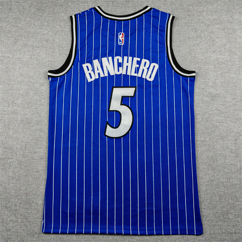 Men's Orlando Magic Paolo Banchero #5 Blue Icon Edition Nike Swingman Jersey