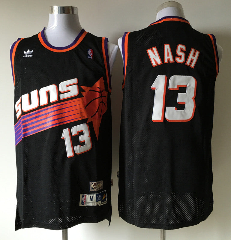 Men's Phoenix Suns Steve Nash #13 Mitchell & Ness 1996-97 Hardwood Classics Swingman Jersey – Black