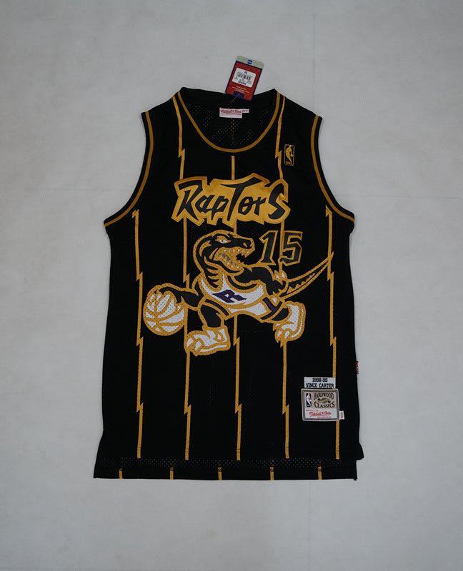 Men's Toronto Raptors Vince Carter #15 2024-25 City Edition Swingman Jersey – Black